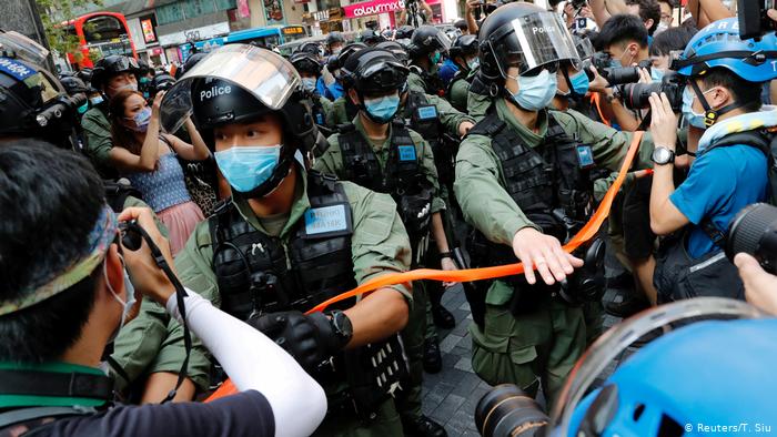 Hongkong Demonstration gegen verschobene Wahlen (Reuters/T. Siu)