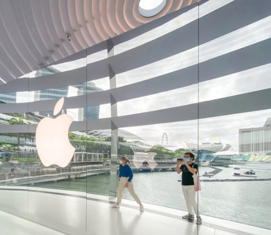 首家水上Apple Store来了 可能是最美苹果门店