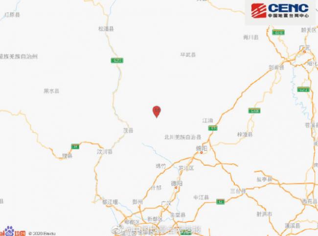 2天2震！四川绵阳北川县再发生4.7级地震