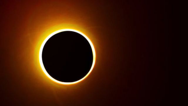 Annular solar eclipse seen from Chiayi in southern Taiwan on June 21th, 2020.