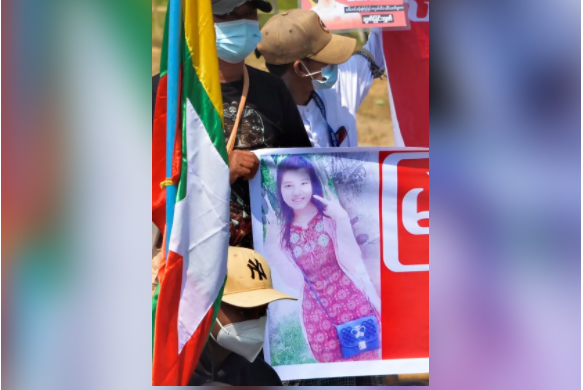 首位！缅甸抗议女子中弹不治身亡