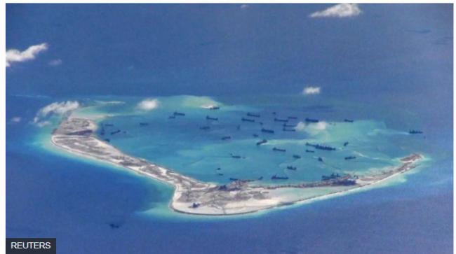 中国继续造岛美济礁现新变化 将成全面军事基地