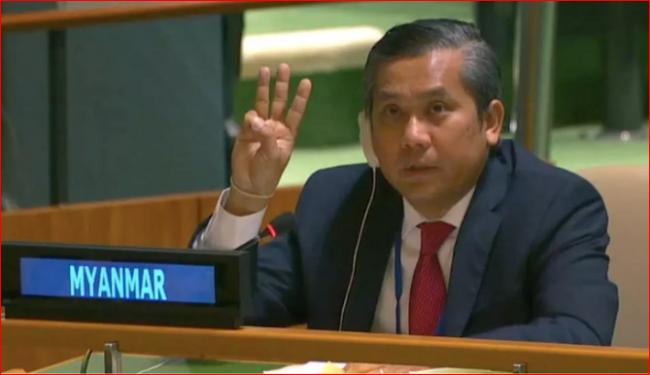 缅甸大使一个动作赢得联合国会场如雷掌声