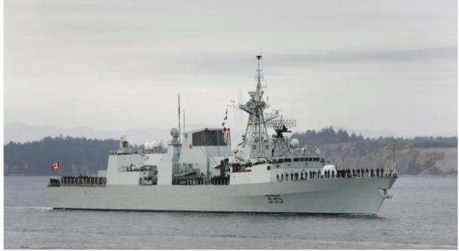 加拿大护卫舰航经中国南海