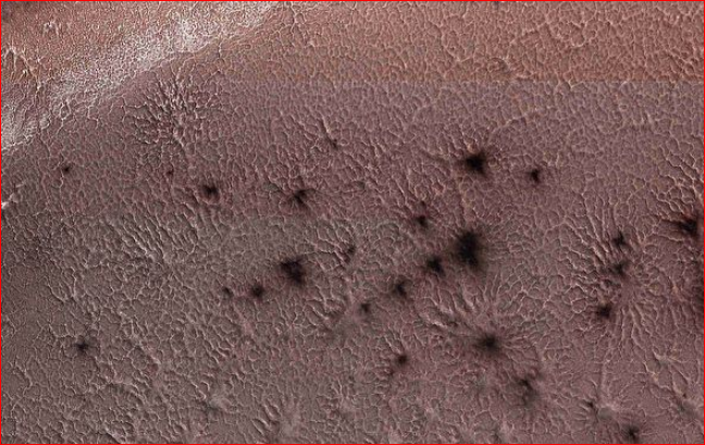 火星神秘“蜘蛛状”地貌之谜被揭开