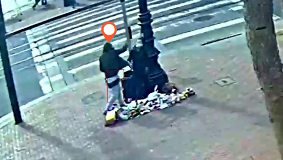 旧金山华裔老太反击案视频曝光：行凶者被保安打倒