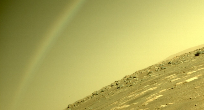 美国国家航空航天局解释火星上的“彩虹”