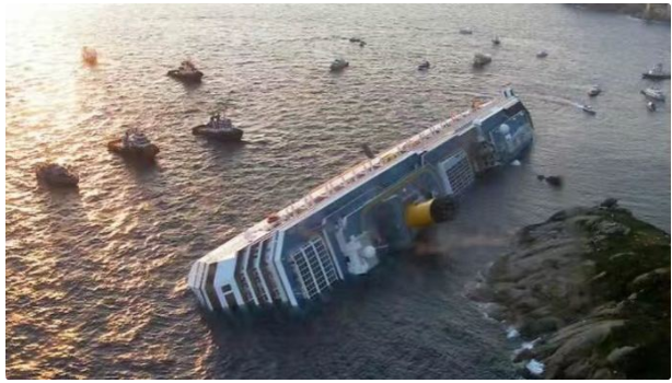 二战以来最大的海难，歌诗达邮轮触礁