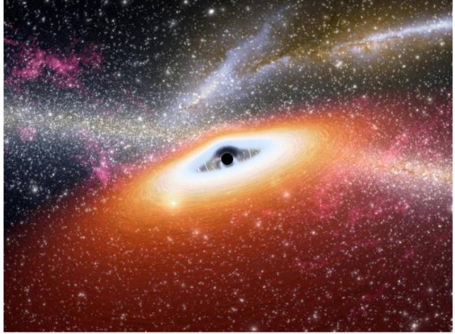 2.3亿光年外星系中心 惊见超级黑洞高速移动