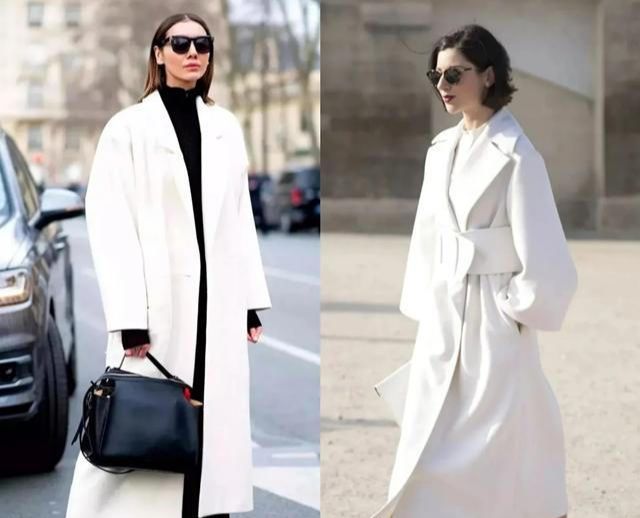 白色大衣简单又时尚 彰显优雅知性美