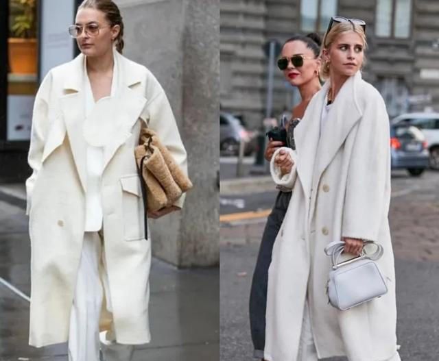 白色大衣简单又时尚 彰显优雅知性美