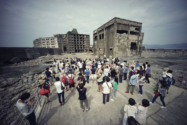 日本的神秘岛屿 50年前密集拥挤如今空无一人