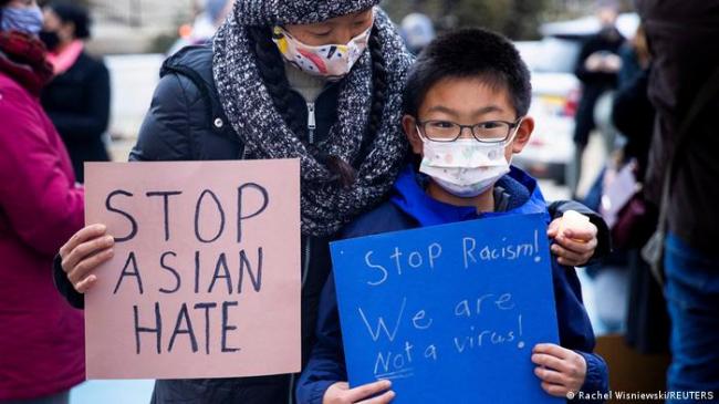 美国反亚裔仇恨案件激增