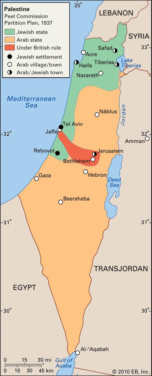 以色列占了巴勒斯坦自古的土地？对不起，谎言