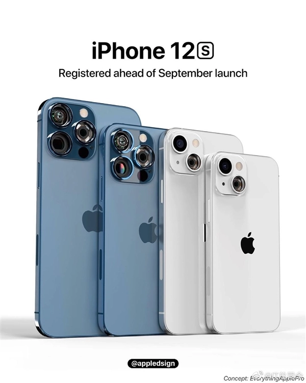 iPhone 12s高清渲染图曝光 摄像头设计瞩目