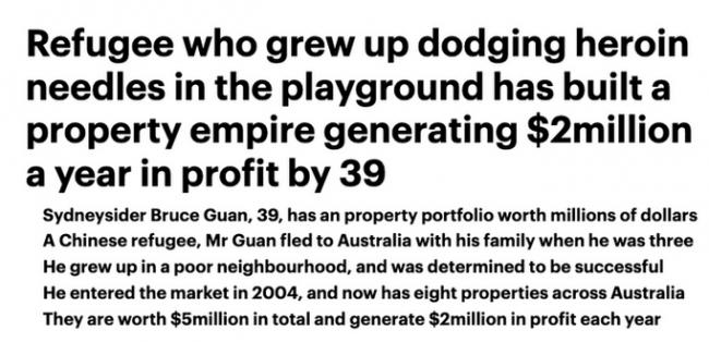 逆袭人生：中国男子贫民窟长大 现有8套房产