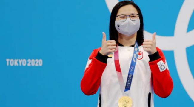 20年前的中国弃婴，为加拿大赢得东京奥运首金