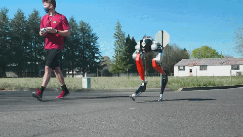 大突破！双足机器人首次完成户外5公里跑...