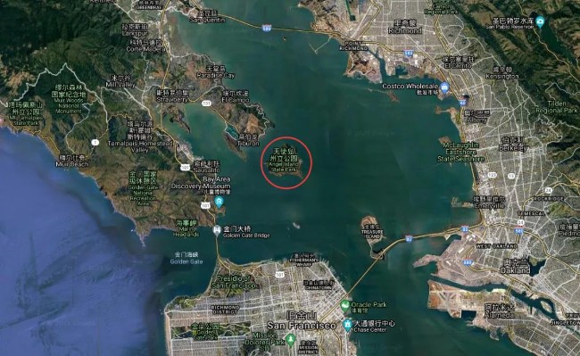 旧金山海湾天使岛，曾是无数中国人的噩梦