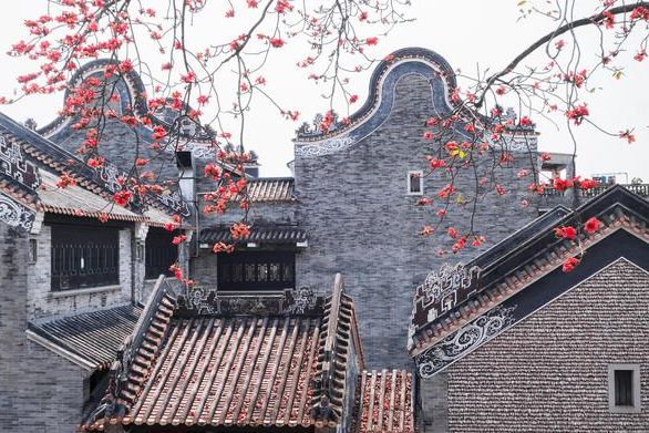 广州百年古镇巷子宽仅1米 仿佛是古城中村
