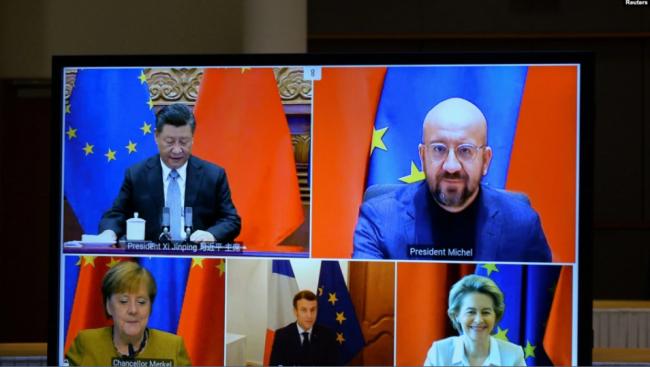 米歇尔和习近平通话后 中国同意与欧盟举行峰会