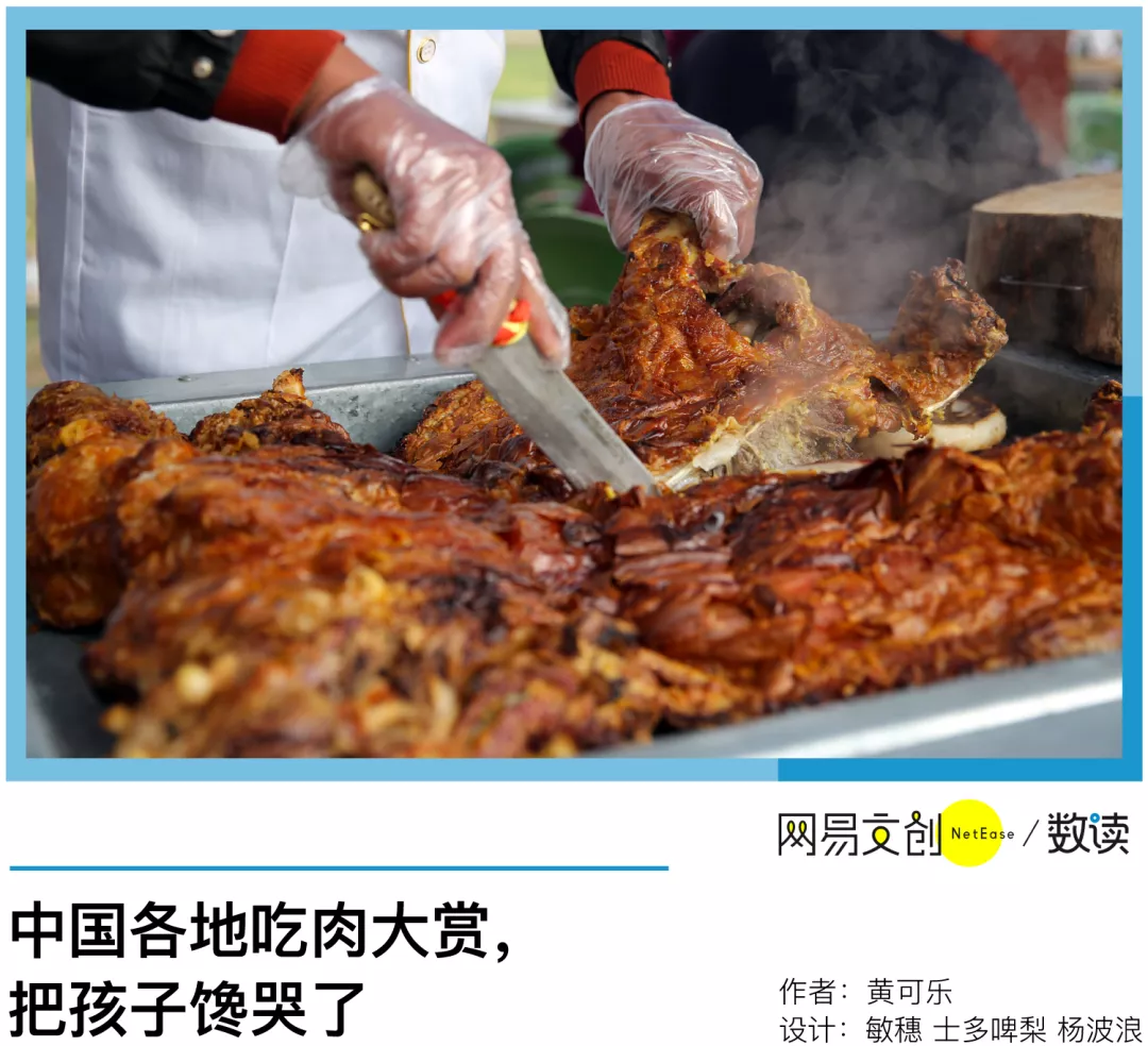 关于“吃肉”大数据的中国地图，北方输惨了……