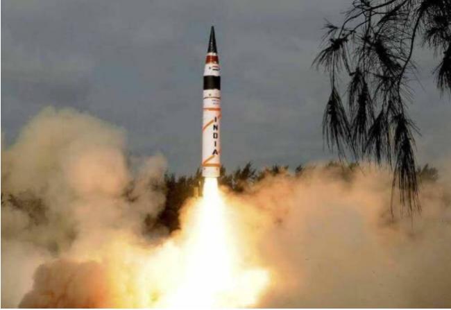 印度成功试射5000公里飞弹：对中发出强烈讯号