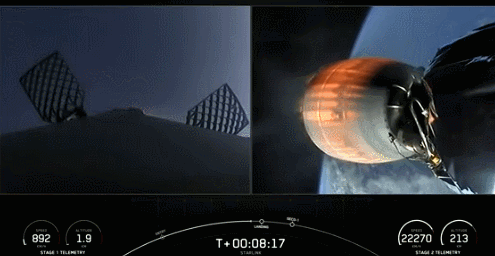 美翻了 SpaceX火箭浓雾中升空 53颗卫星成功入轨