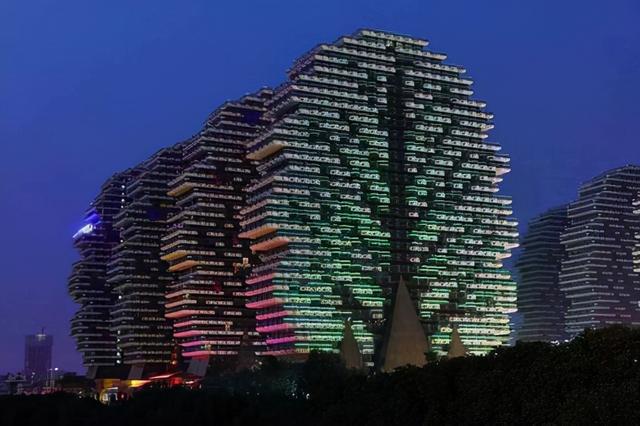 海南奇葩酒店大楼 建筑就像棵大树