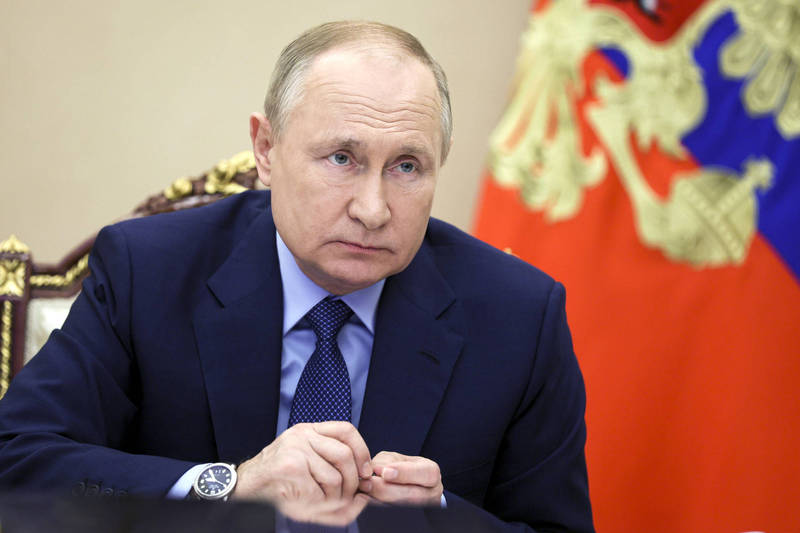 俄羅斯總統普廷，預計幾天內會與美國總統拜登進行視訊通話。（美聯社）