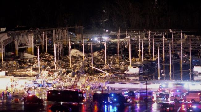 亚马逊公司6名员工在龙卷风袭击中死亡