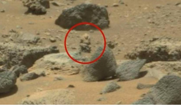 火星惊现一个全副武装的“外星人”？