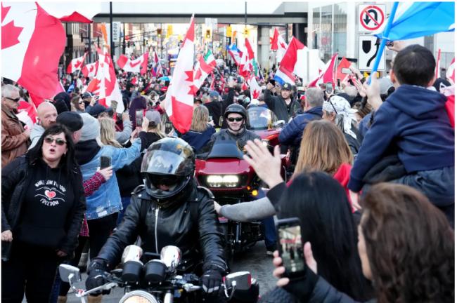 加国首都渥太华新一轮抗议提前开始 多人被捕