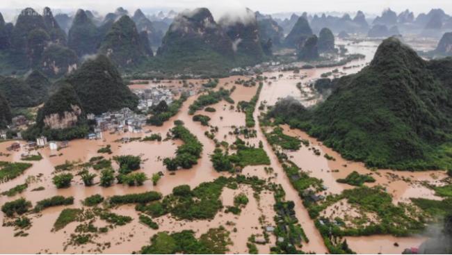 中国多省大暴雨来袭 南方恐现超预警洪水