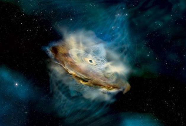 科学家首次观测到超级黑洞翻转了磁场