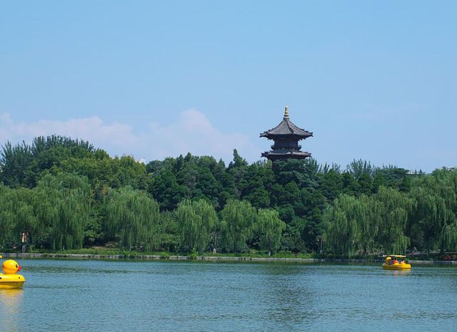 陕西“历史遗址公园” 景致堪比西湖