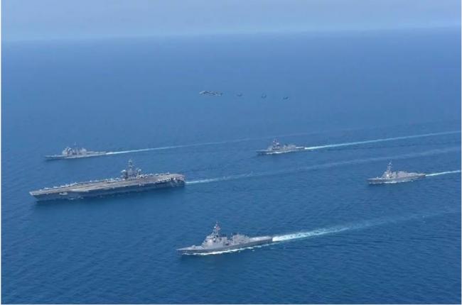 “4对1”震慑中国 美“闪电航舰”进驻西太平洋