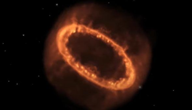 天文学家发现神秘环形天体