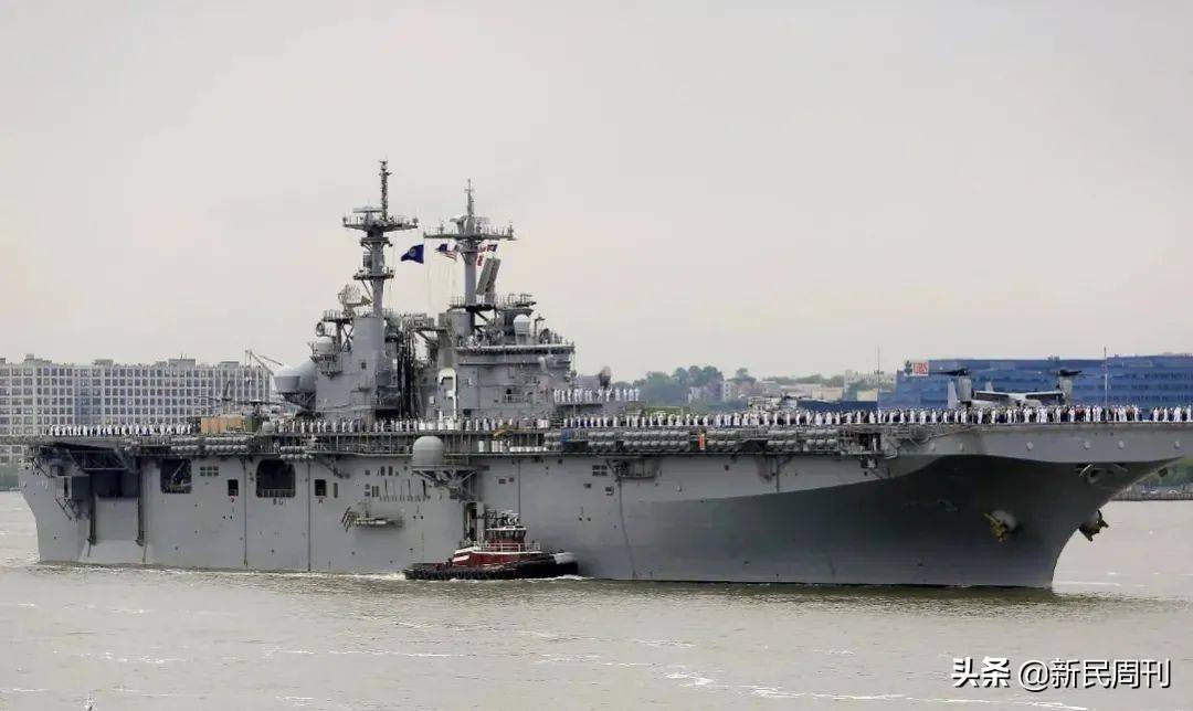 美國海軍黃蜂級兩棲攻擊艦「基爾薩奇」號。 圖：翻攝自新民週刊