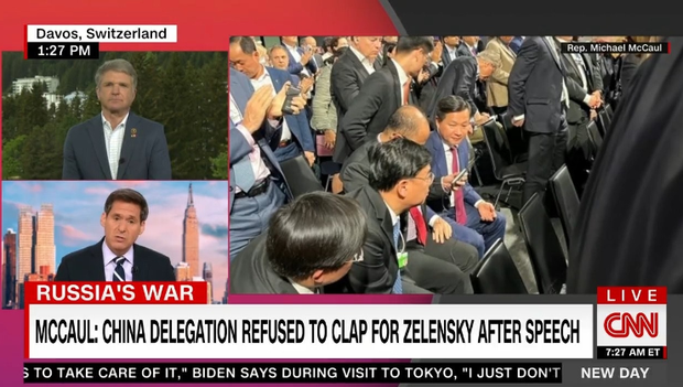 CNN承认中国代表团照片有误 背后有何故事