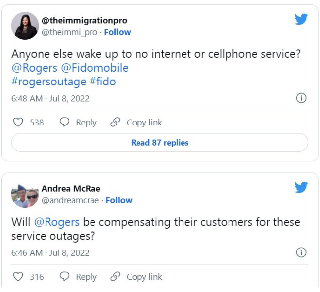 突发：Rogers大面积断网 手机互联网ATM均受影响