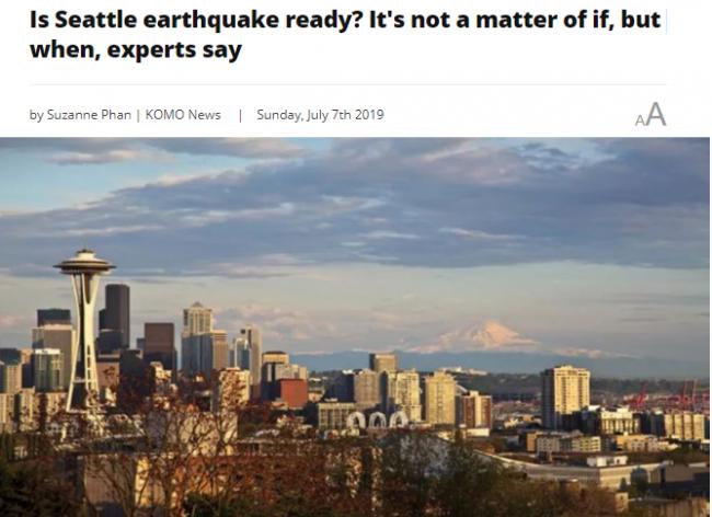 强震预警,12米海啸瞬间抵西雅图!温哥华危险了?