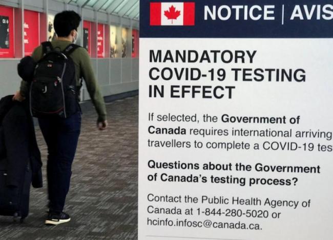 加拿大宣布恢复入境防疫 女子曝：我阳性上飞机