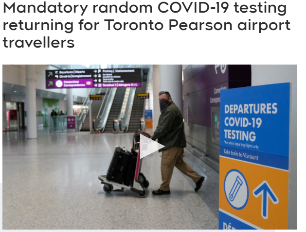 加拿大宣布恢复入境防疫 女子曝：我阳性上飞机