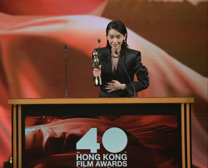 劉雅瑟獲本屆香港電影金像獎影后。圖／摘自IG