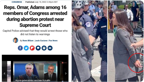 美国最高法院门前大乱 17名国会议员被捕
