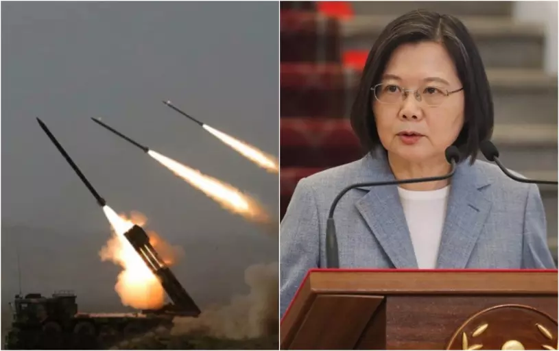中国发射11枚东风飞弹 蔡英文促全球遏止中国...