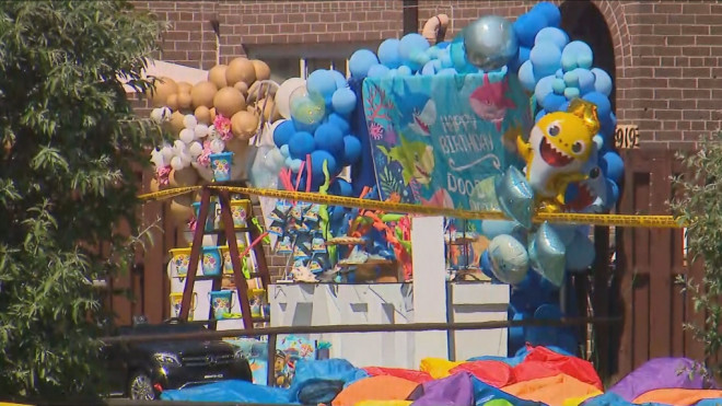 Police are investigating a shooting at a one-year-old's birthday party in Rexdale that left four people, including three children, injured.