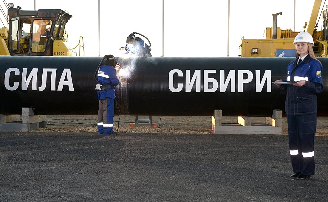 俄羅斯天然氣公司「西伯利亞力量」(Power of Siberia)天然氣管道。   圖：翻攝維基百科/Kremlin.ru/CC BY 4.0