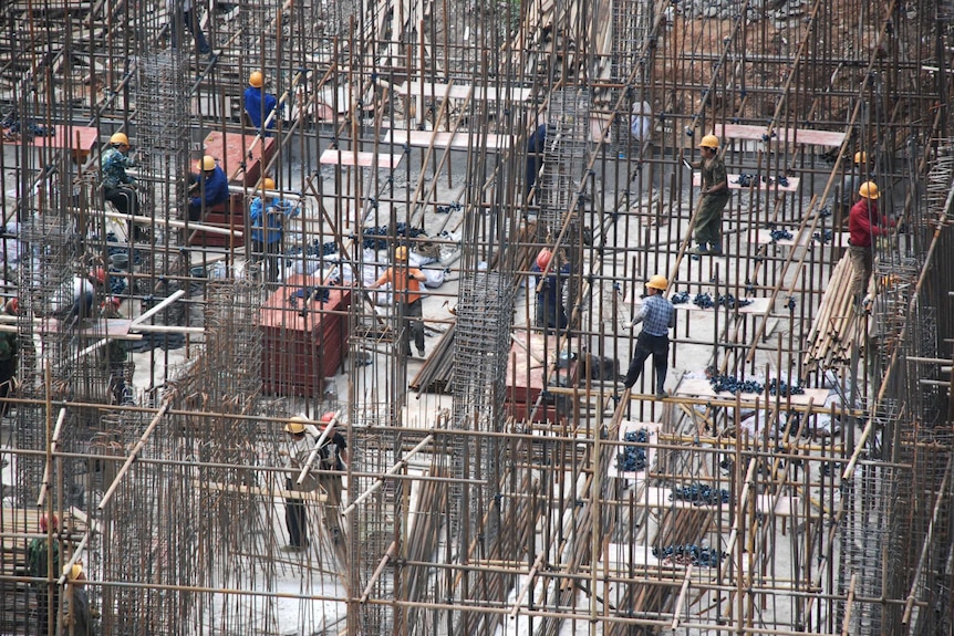 Construction site in China